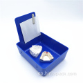 Organizar la caja de clasificación de sartenes de trabajo de trabajo de plástico dental laboratorio